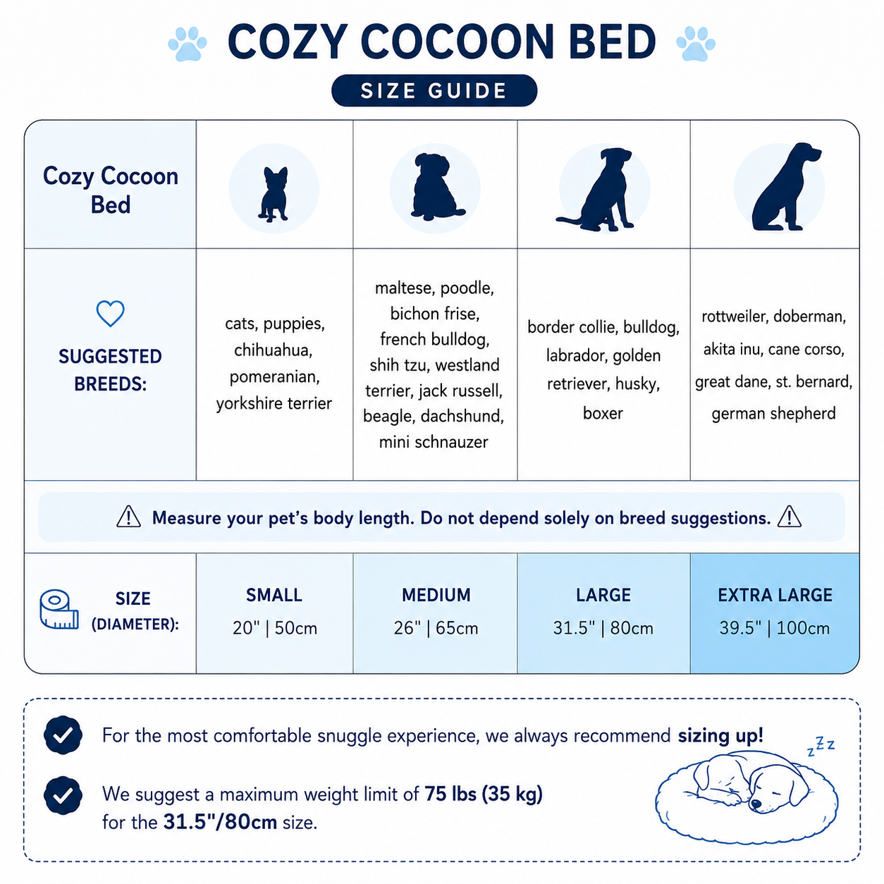 COZY COCOON BED
