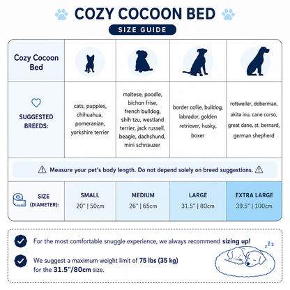 COZY COCOON BED